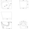 Биде подвесное BELBAGNO ALBANO BB120BH