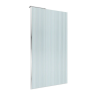 Душевая перегородка BELBAGNO UNO-L-1-TB-100-FL-Cr 1000x2000 мм хром