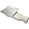 Душевой поддон из литьевого мрамора 90x90 см BELBAGNO TRAY-MR-UNO-A-90-35-W-CR