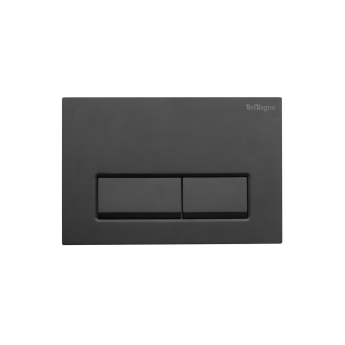 Кнопка смыва BELBAGNO BB-15R-NERO.M черный матовый