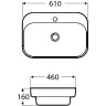 Раковина BELBAGNO BB6052