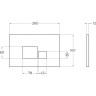 Смывная клавиша BELBAGNO BB072BL