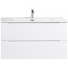 Тумба Bianco Lucido 100 см BELBAGNO ETNA ETNA100BL-KEPMCO-1338-SET