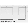 Тумба Pino Pasadena 80 см BELBAGNO AURORA AURORA-800-2C-SO-PP
