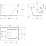 Унитаз подвесной BELBAGNO LUCE-TOR BB076CH-TOR/SC